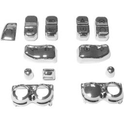 SWITCH CAP KIT CHROME `16-UP FLHT/FLTR EXC SE MODELS