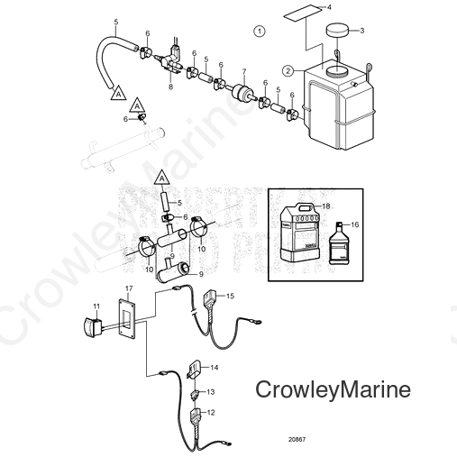 Coolant Filter - Volvo Penta (3817257)