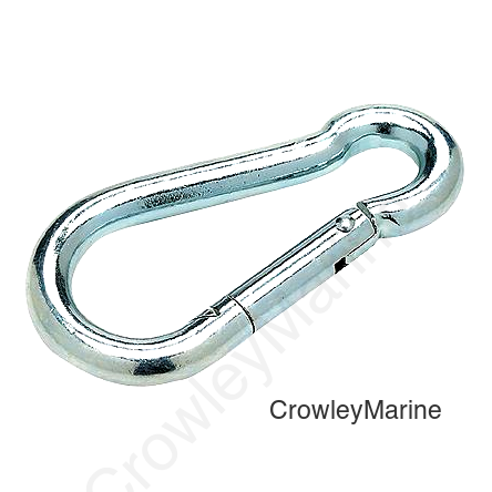 Sfty Spring Hook-Zinc Plt-5/1