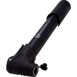 Planet Bike Micro Mite II Dual Stage Mini Frame Pump: Presta/Schrader Black
