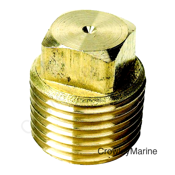 Brass Plug Only-1/2" (Bulk)