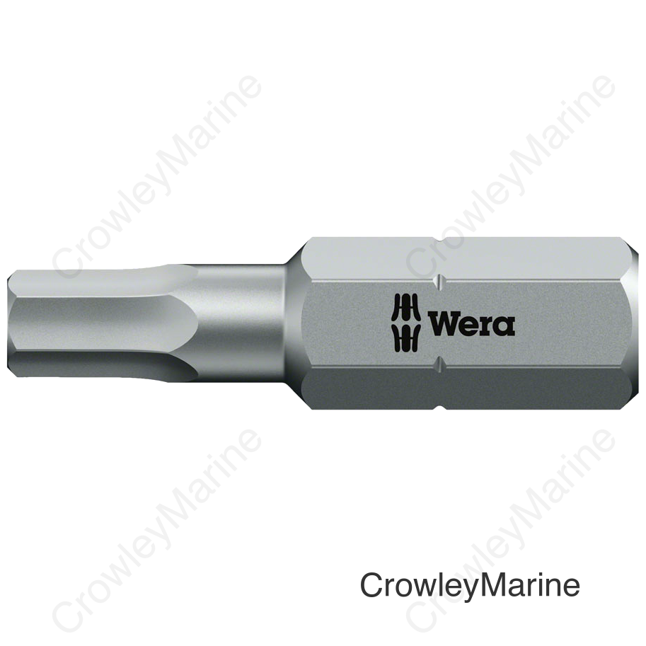 Wera 840/1 Z HEX-PLUS SW Bit - 2.5 x 25mm