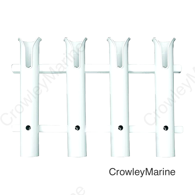 Polyethylene 4-Rod Rack, White