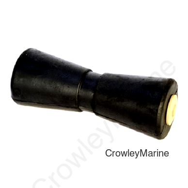 Marine Roller V-Type 10" Rubber, 5/8" Hole (405600)