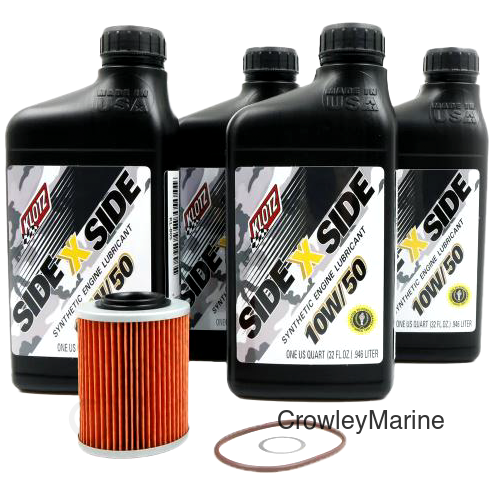 SIDE X SIDE OIL CHANGE KIT 10W50 WITH OIL FILTER CAN-AM
