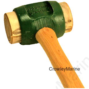 #5 Rawhide Solid Head Hammer - Garland Manufacturing (60-41365)
