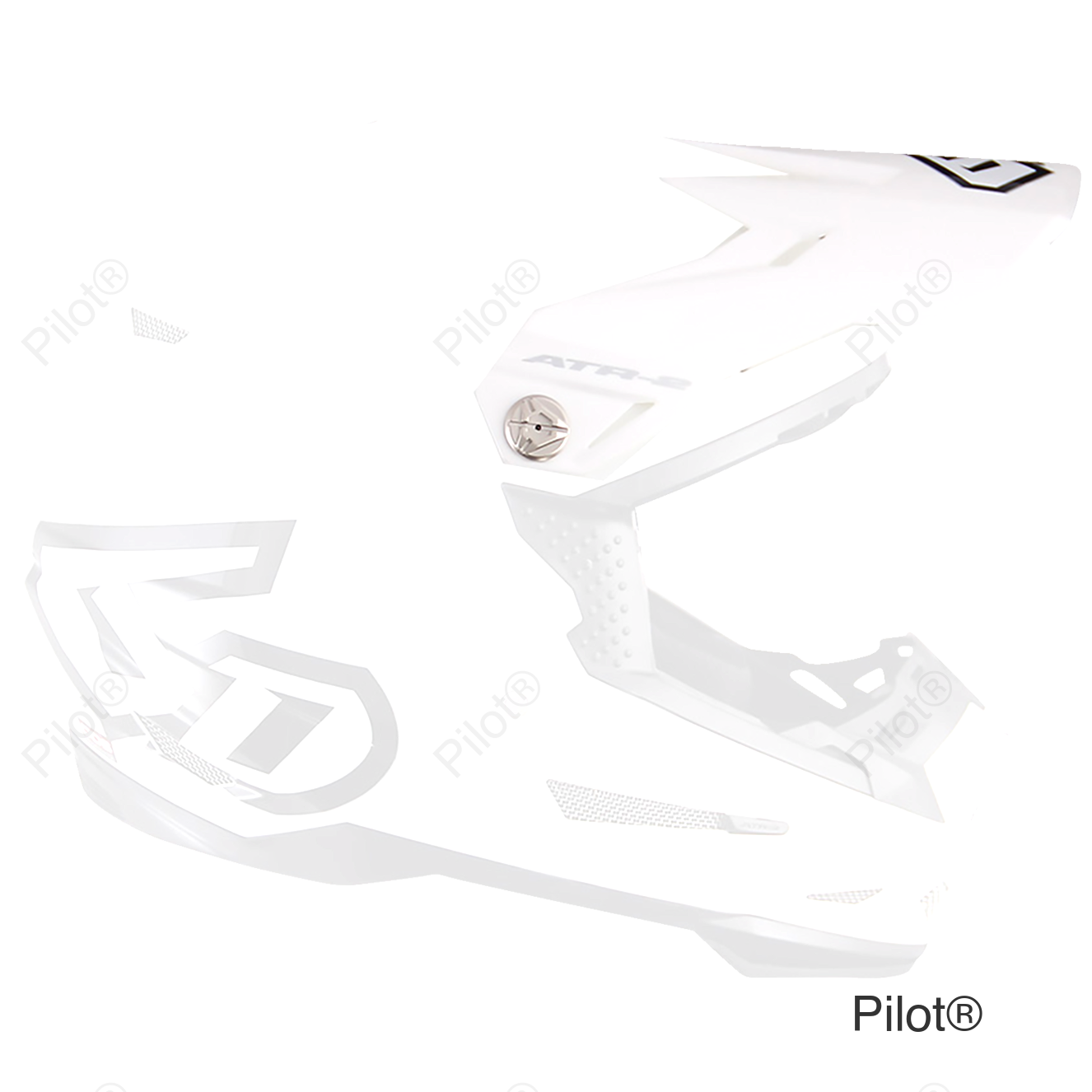 ATR-2Y Visor - Gloss White