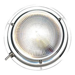 Seachoice LED Surface-Mount Dome Light, Bright White, Stainless Steel Flange, 5 in. Diameter thumbnail-5