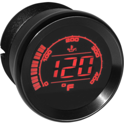 HD-02 Oil Temperature Gauge - Black - 2" thumbnail-1
