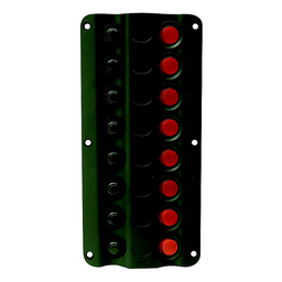 Seachoice LED 12V 8-Switch Distibution Panel, Pre-Wired, Boat Panel Mount thumbnail-5