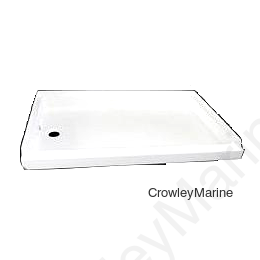 Specialty Recreation SP2436WL Left Drain Shower Base, 24" x 36", White