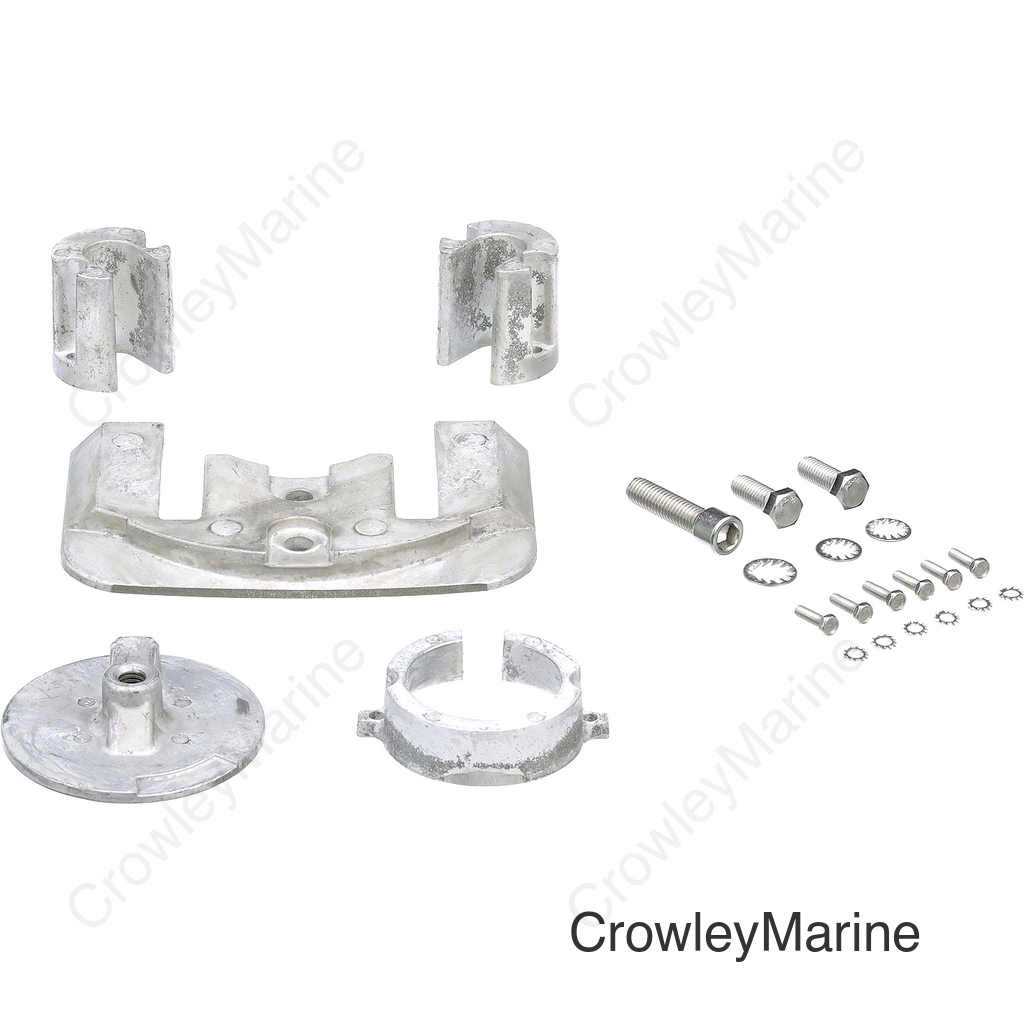 Seachoice Anode Kit, Mercruiser Bravo One, Magnesium, Fresh Water Use, Cadmium-Free, Environmentally Friendly