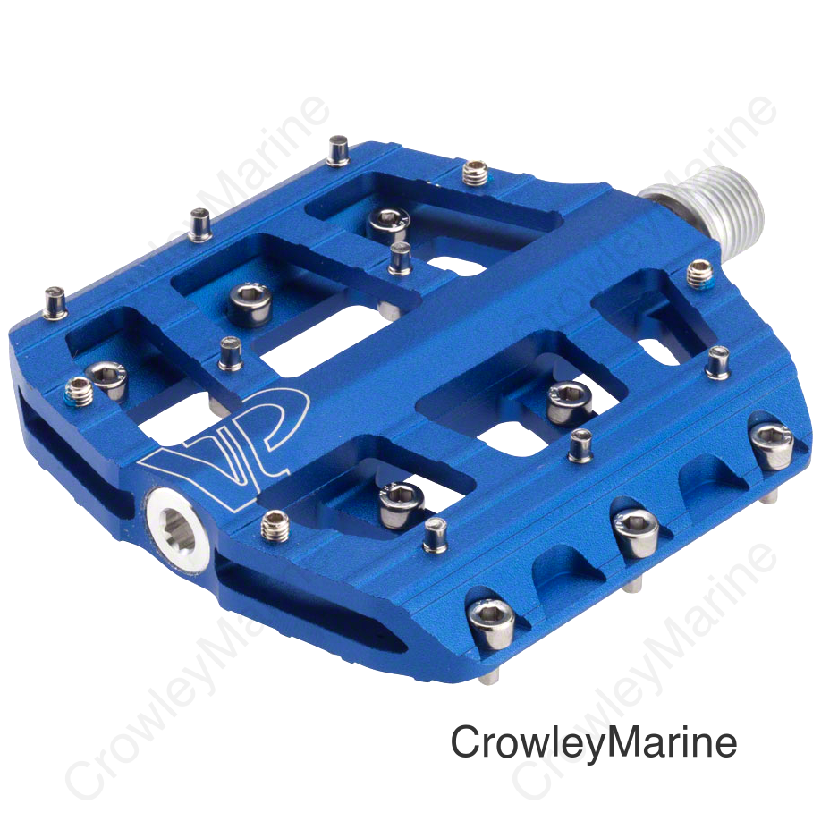VP Components Vice Trail Pedals - Platform Aluminum 9/16 Blue