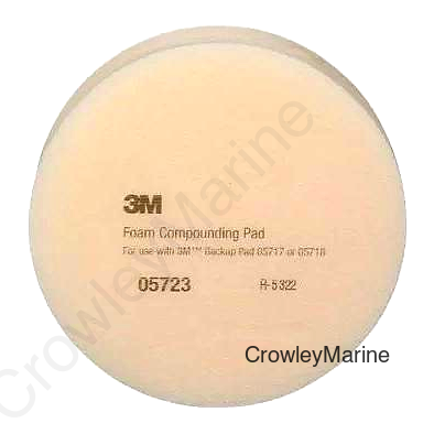 Perfect-It™ Foam Compounding Pad, Single Sided, Flat Back