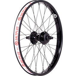 Salt Plus Summit Rear Wheel - 20 14 x 110mm Rim Brake LSD Freecoaster Black Clincher