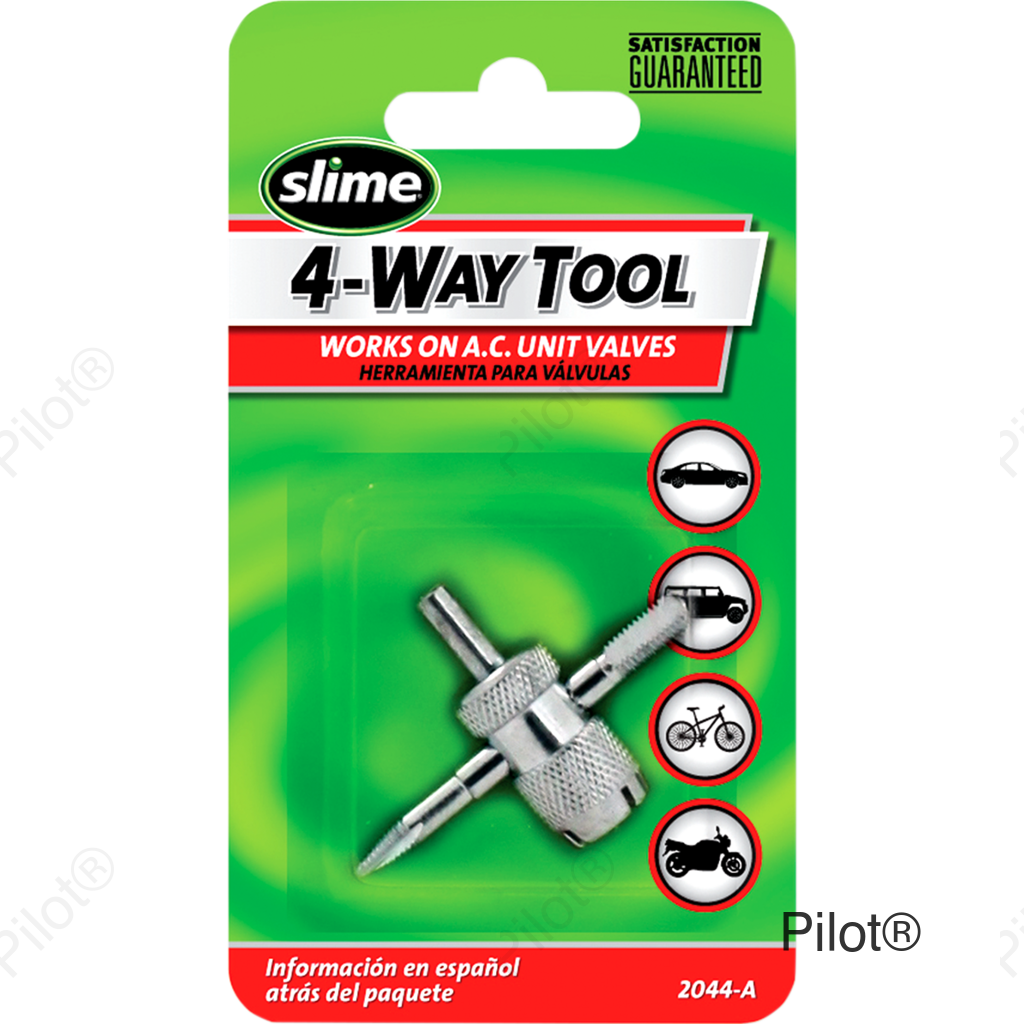 Tire Valve Tool - 4-Way