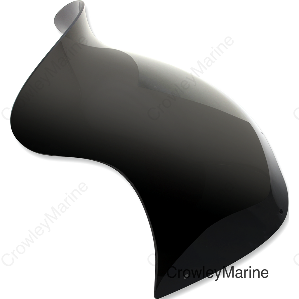 Spoiler Windshield - 10" - Dark Smoke - '98-'13 FLTR