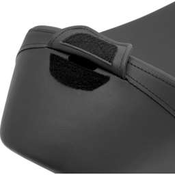 Heels Down Solo Seat - With Backrest - Plain - Black thumbnail-2