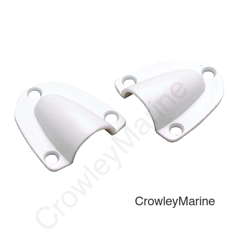 Seachoice Molded Plastic Clam Shell (2 Per Pack)