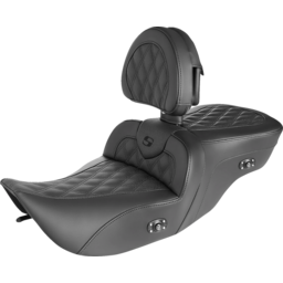 Roadsofa™ Seat - without Backrest - Full Lattice Stitch - Heated - '99-07 FLH