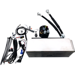 Oil Cooler Kit - Chrome - Dyna thumbnail-0