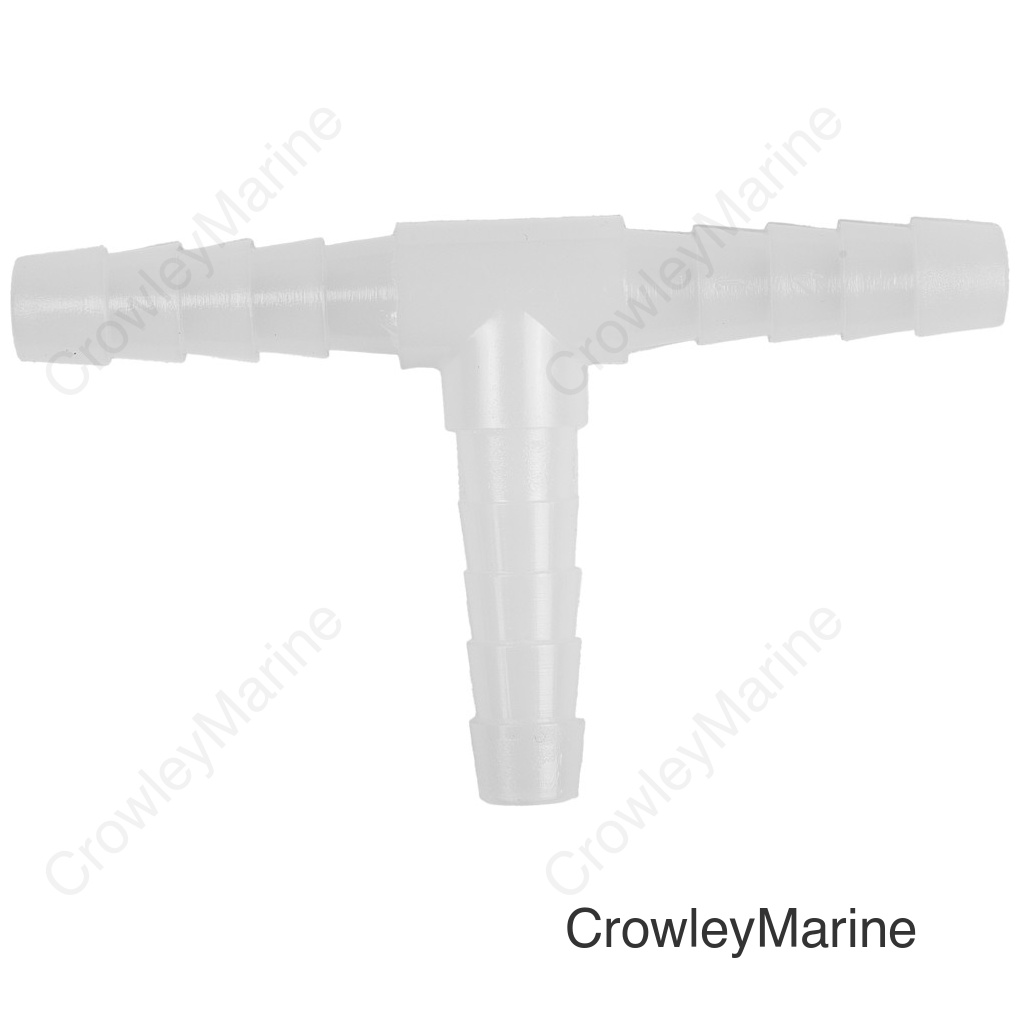 1/4" PLASTIC T FITTING 10/PK