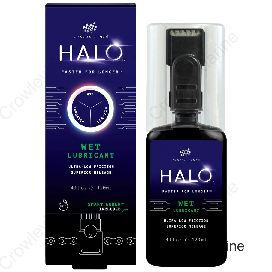 Finish Line HALO Wet Lube Bottle and Tool Set - 4oz
