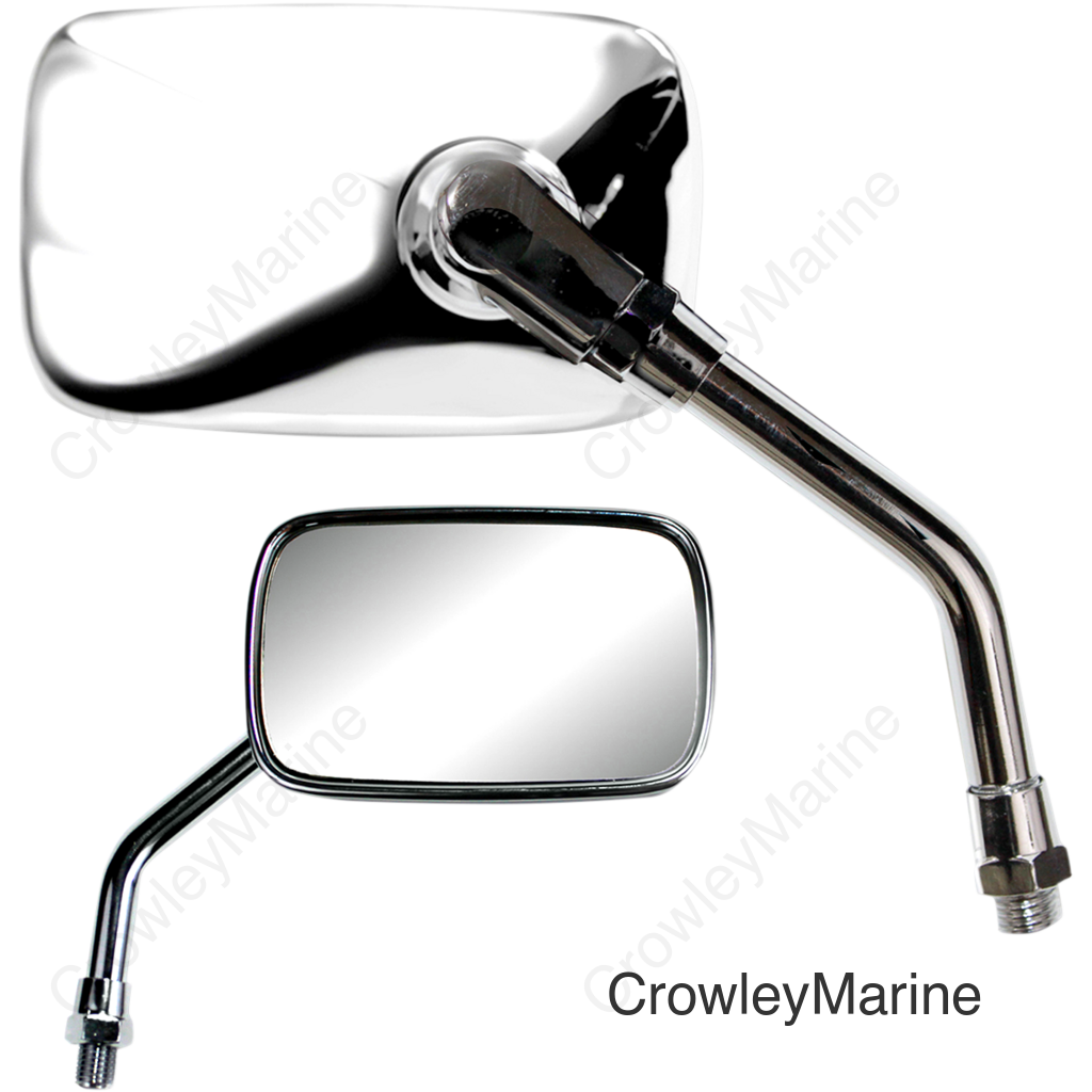 MIRROR PU MINI RECT. CHR