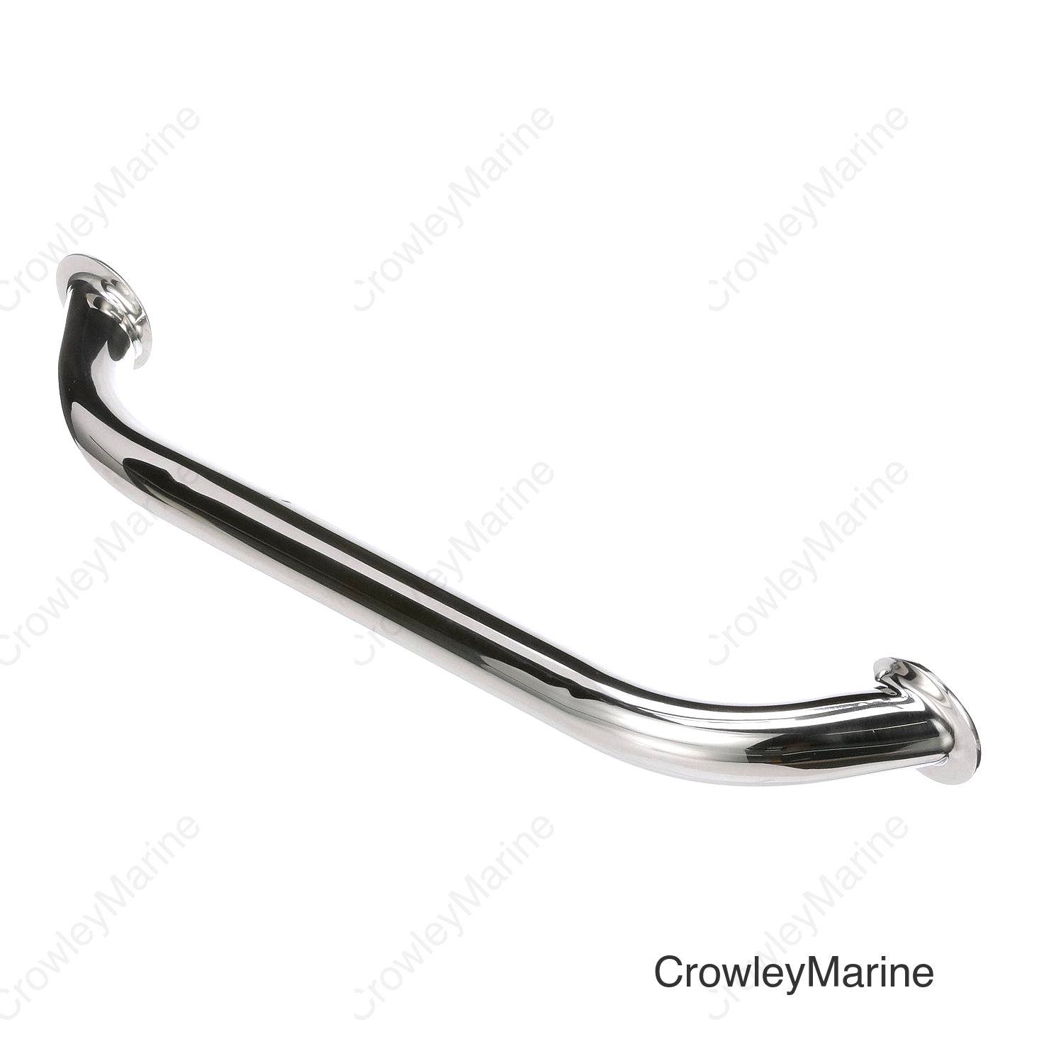 Seachoice Hand Rail, 24 in. Long, 304 Stainless Steel, Accepts 1/4-20 Bolts