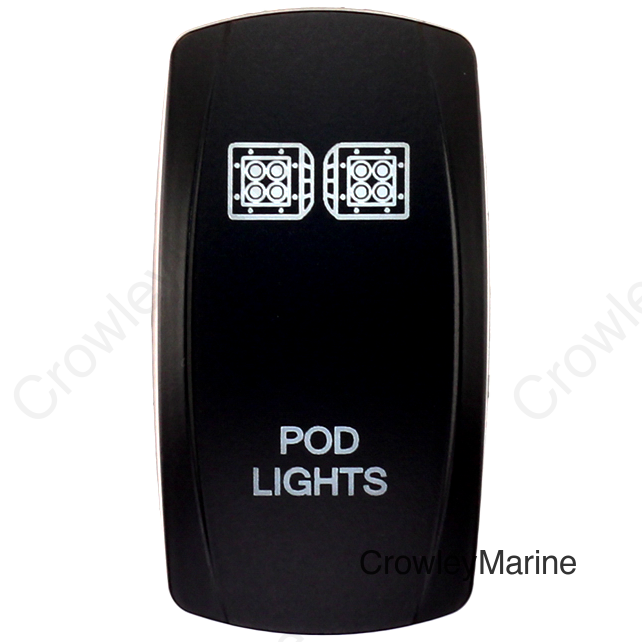 DASH SWITCH ROCKER FACE POD LIGGHTS