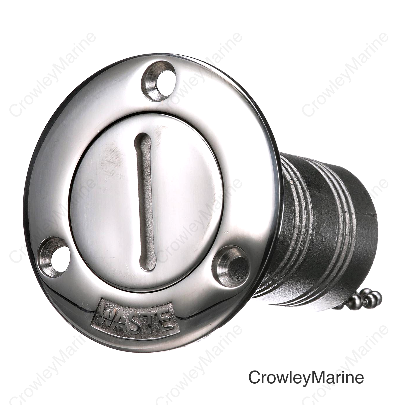 Seachoice Corrosion-Resistant Cast 316 Stainless Steel Deck Fill Waste Fill w/ Cap