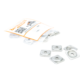 DIGGER SUPPORT PLATES SQUARE ALUM. 5/16" 24/PK