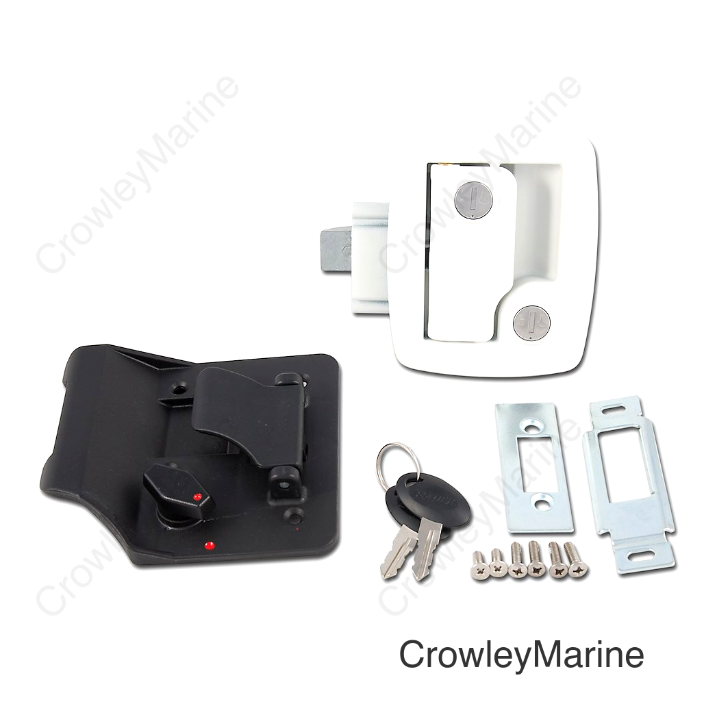BAUER ENTRANCE LOCK WHITE