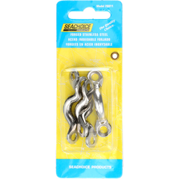 Seachoice Multi-Purpose Forged Stainless Steel 3/8 In. Eye Straps, Set of 4 thumbnail-0