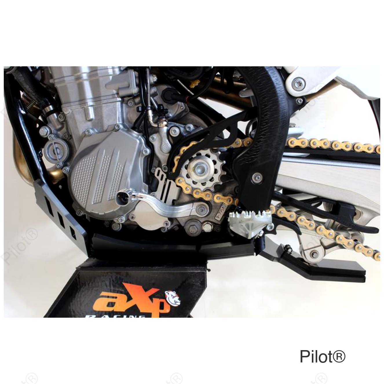 Xtrem Skid Plate - Black - GasGas - MC450F/EX450F