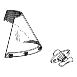 Windshield Holder Clips, Pr. thumbnail-1