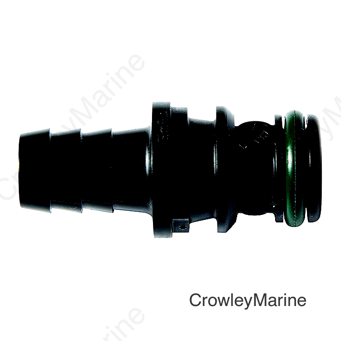 Attwood 8838HM6 Universal Sprayless Connector - Male Hose Fitting w/Pre-applied Thread Sealant