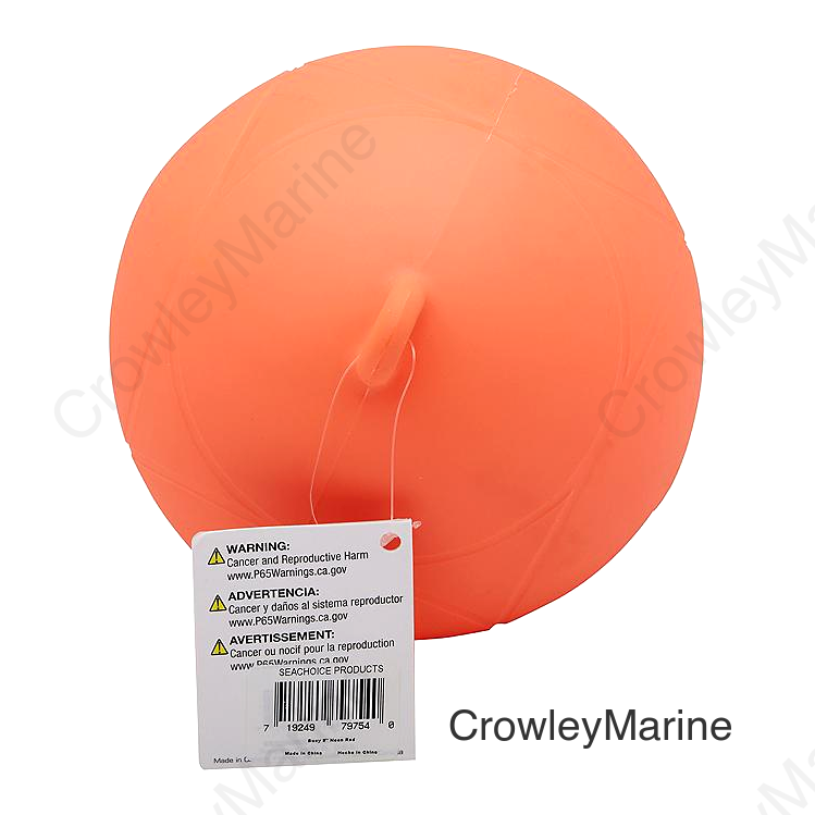 Seachoice Slalom Marking Buoy, 9 in., Neon Red