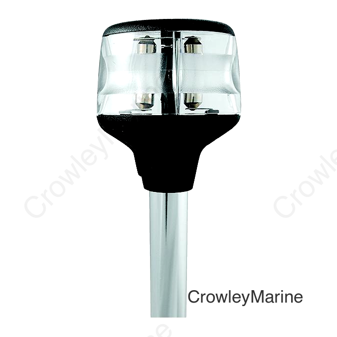 Attwood 7812-S-7 12" 3NM Anchor Masthead Light with Stainless Steel Lightarmor Base