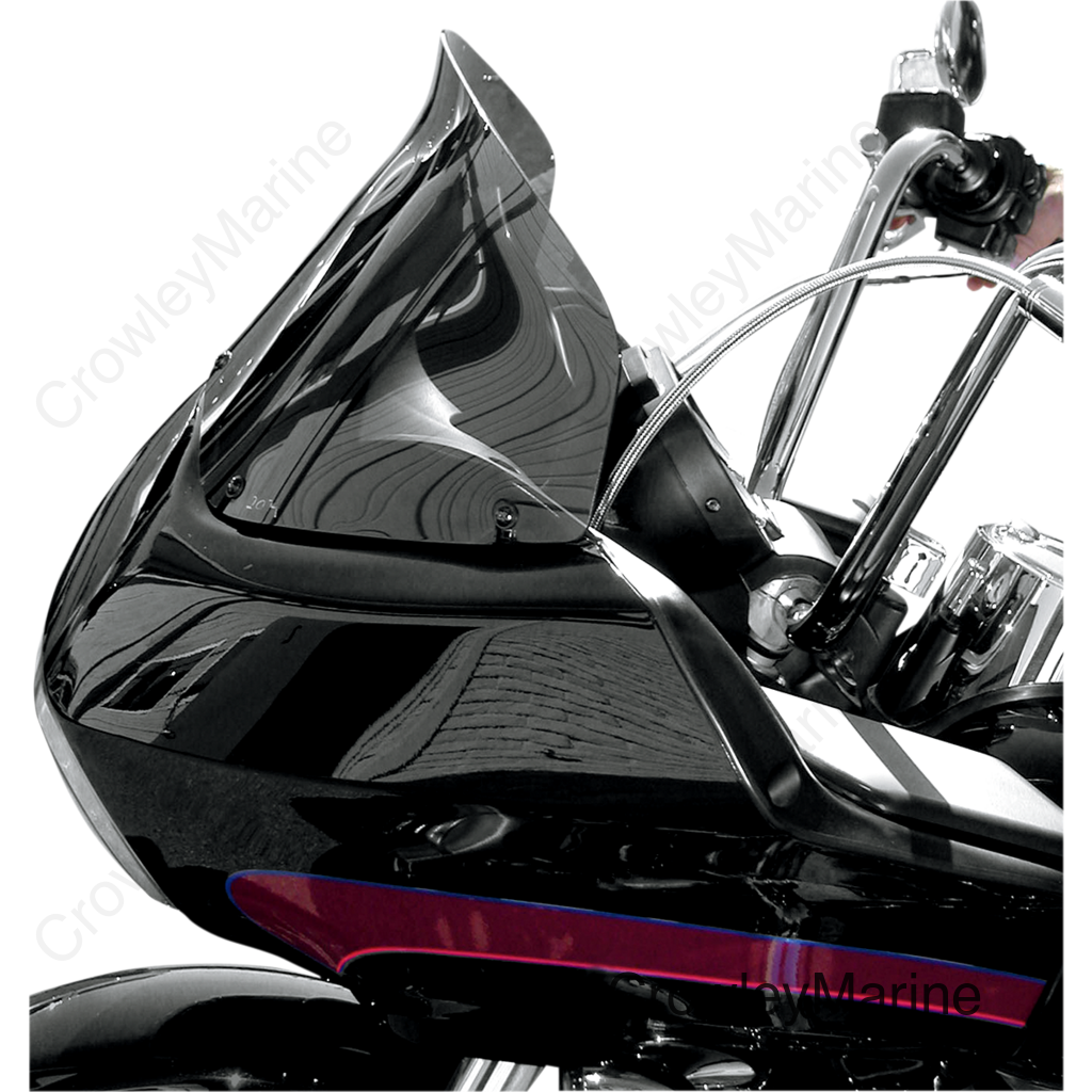 Windshield - Dark Smoke - 10" - FLTR