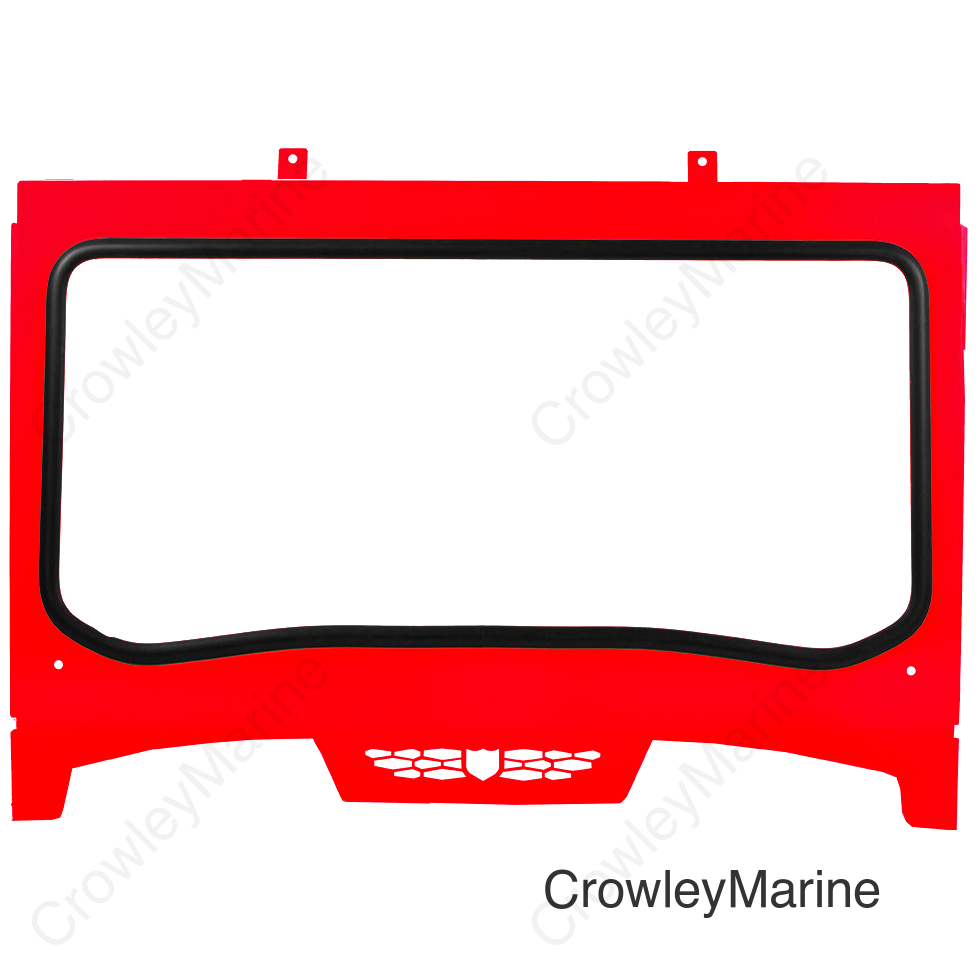 FRONT WINDSHIELD RED