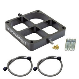Nitrous Express Single Entry Crossbar 8500 Based Throttle Body Nitrous Plate Conversion thumbnail-2