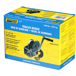 Seachoice Trailer Winch, Strap with Hook, Max Load 1,200 Lbs. thumbnail-5
