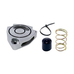 Torque Solution Blow Off BOV Sound Plate (Silver) 11+ Hyundai Veloster Turbo thumbnail-1