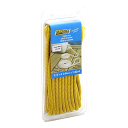Seachoice Braided Bumper Fender Line, 1/4 in. X 6 Ft., Yellow thumbnail-2