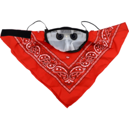 Bandana Dust Mask - Red thumbnail-4