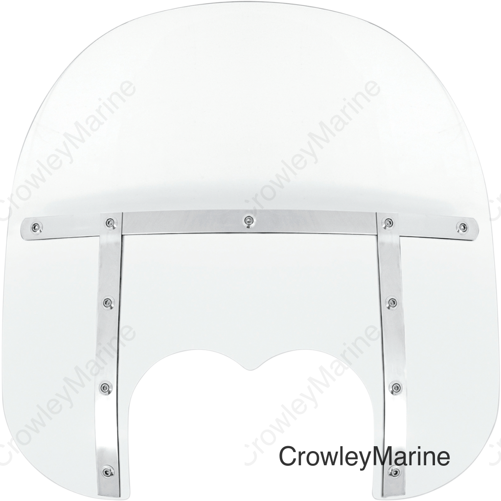 Fats Windshield - 15" - Clear - FXDF