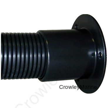 2.5" Rigging Flange Kit w/4' Hose, White