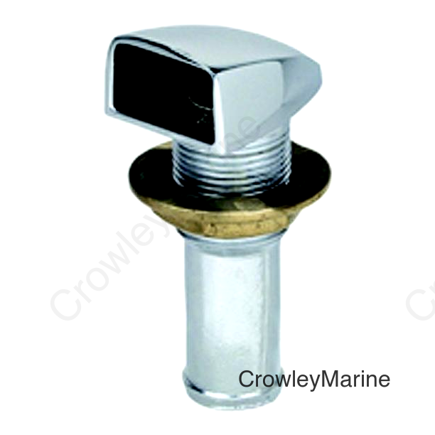 Chrome Plated Brass Gas Tank Vent F-3/4  Hos