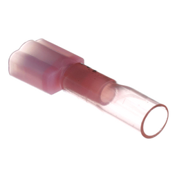 Seachoice Heat Shrink Insulated Disconnect, Marine Grade Heat-Shrinkable Male Disconnect Terminals, Red, Pack of 25, 22-18 Wire Range thumbnail-4